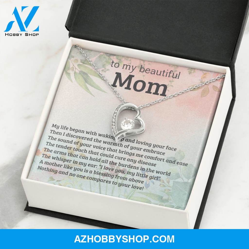 Mom - A Blessing From Above - Forever Love Necklace