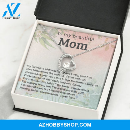 Mom - A Blessing From Above - Forever Love Necklace