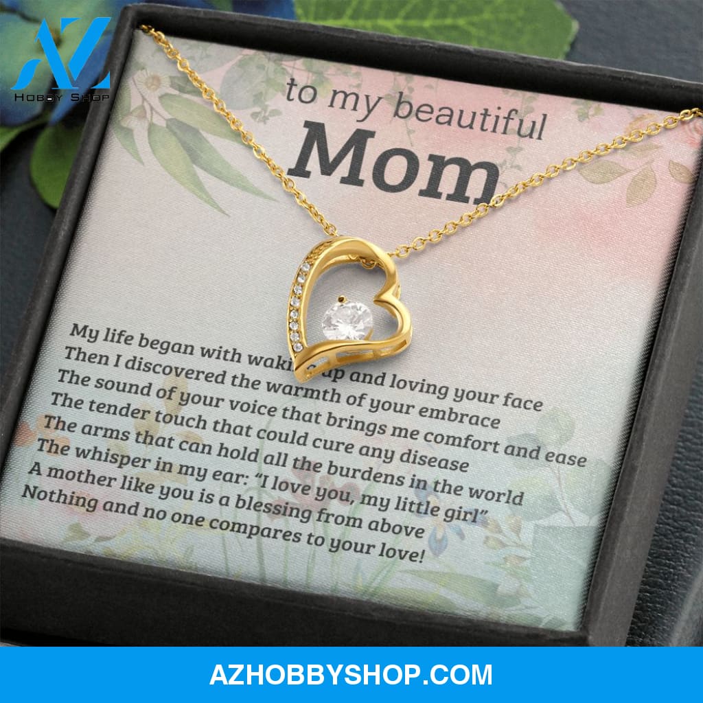 Mom - A Blessing From Above - Forever Love Necklace