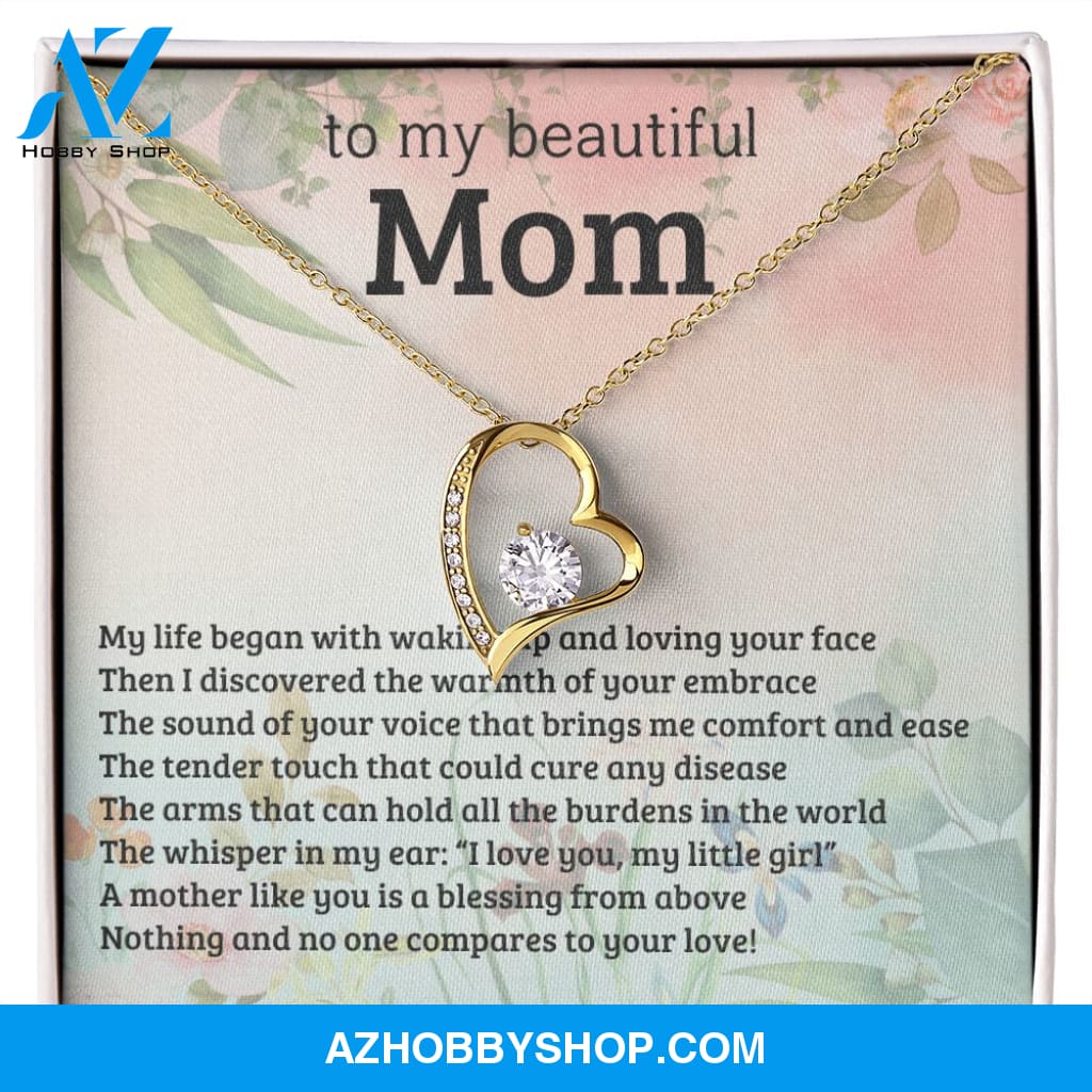 Mom - A Blessing From Above - Forever Love Necklace