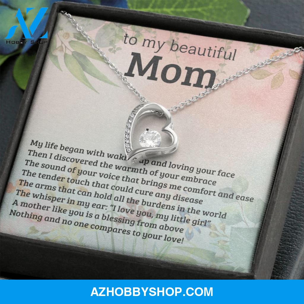 Mom - A Blessing From Above - Forever Love Necklace