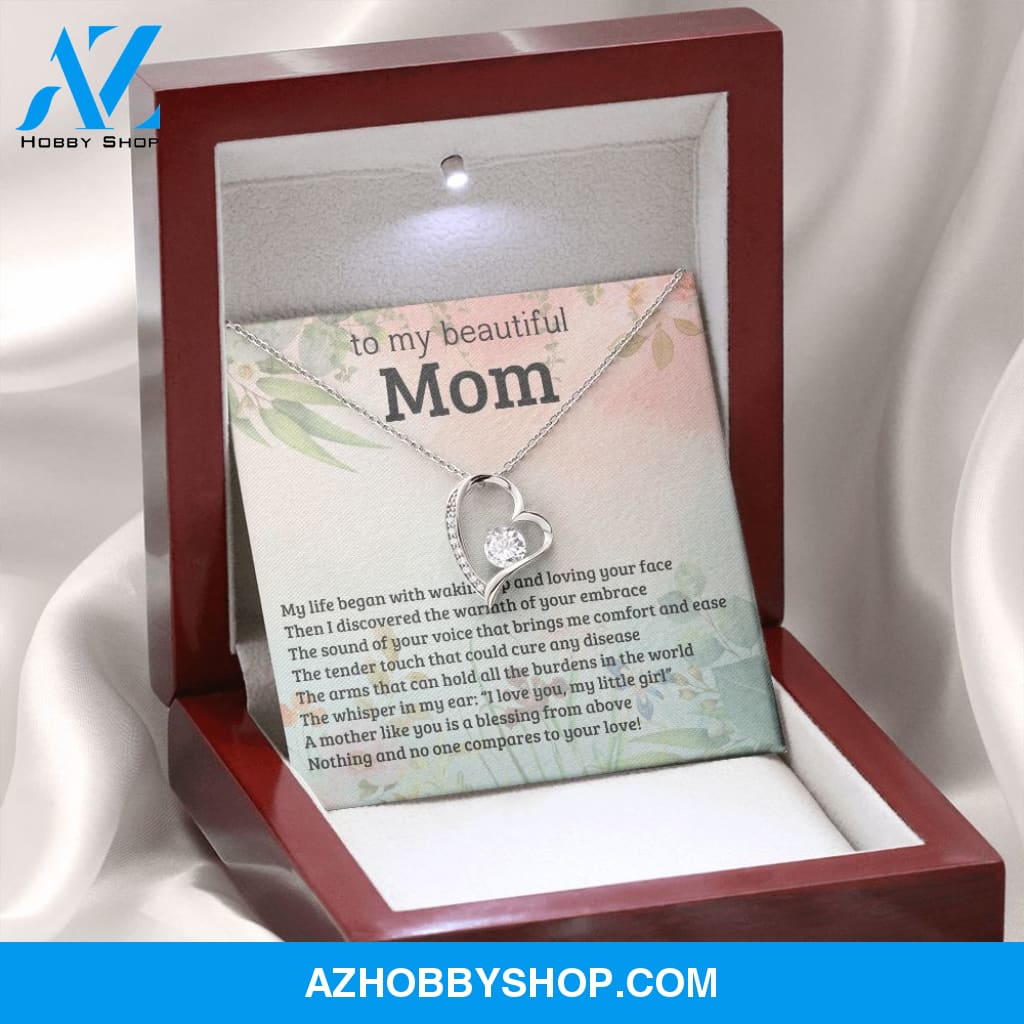 Mom - A Blessing From Above - Forever Love Necklace