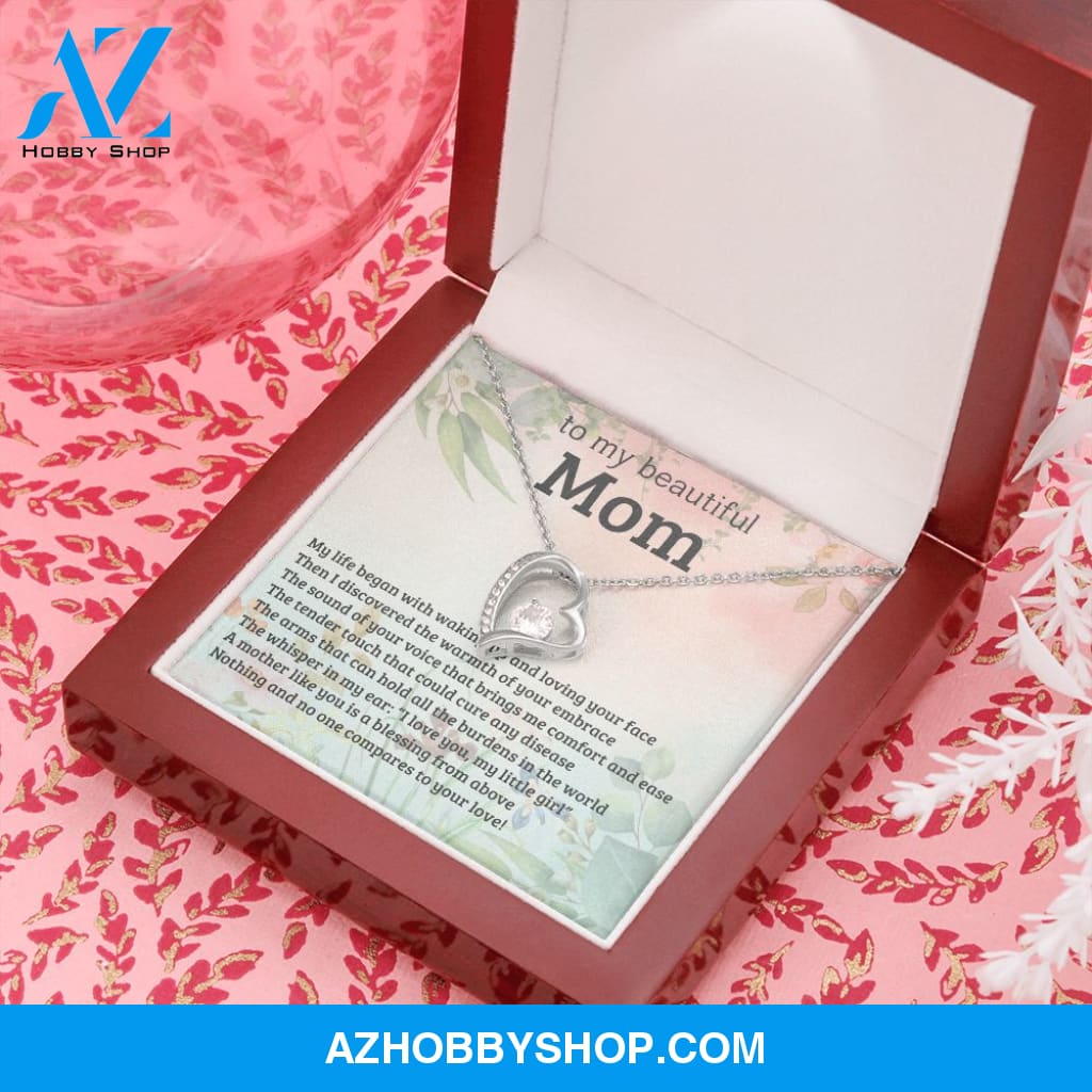 Mom - A Blessing From Above - Forever Love Necklace