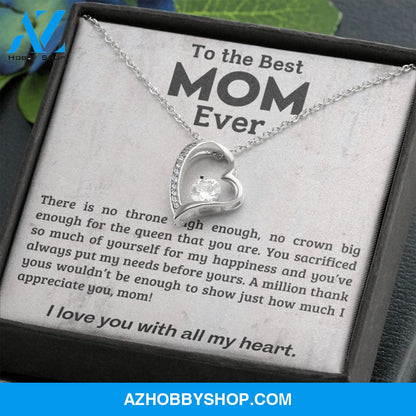 Mom - A Million Thank Yous - Forever Love Necklace