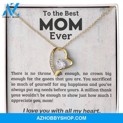 Mom - A Million Thank Yous - Forever Love Necklace