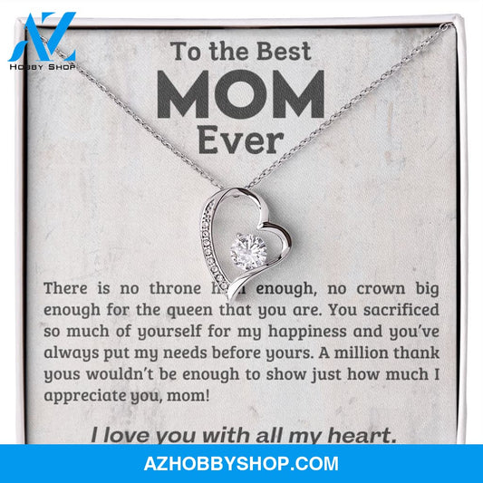 Mom - A Million Thank Yous - Forever Love Necklace