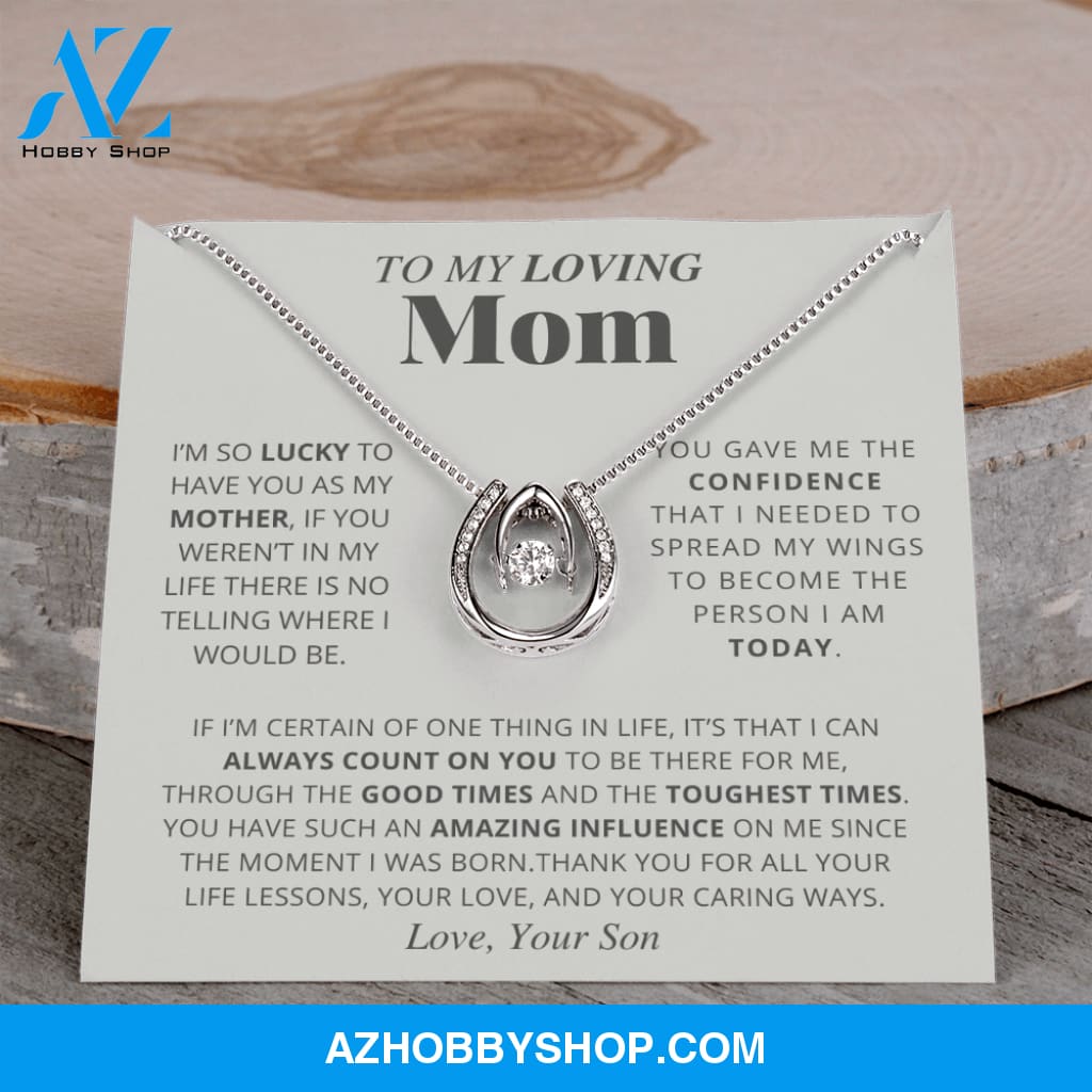 Mom - Count On You - Love Necklace