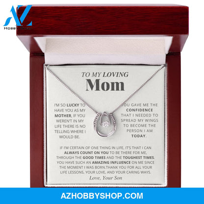 Mom - Count On You - Love Necklace