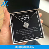 Mom - Enjoyed Annoying You - Silver Necklace From Daughter