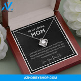 Mom - Enjoyed Annoying You - Silver Necklace From Daughter
