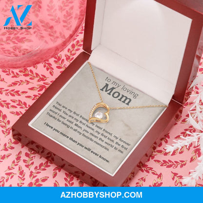 Mom - Favorite Memories - Forever Love Necklace
