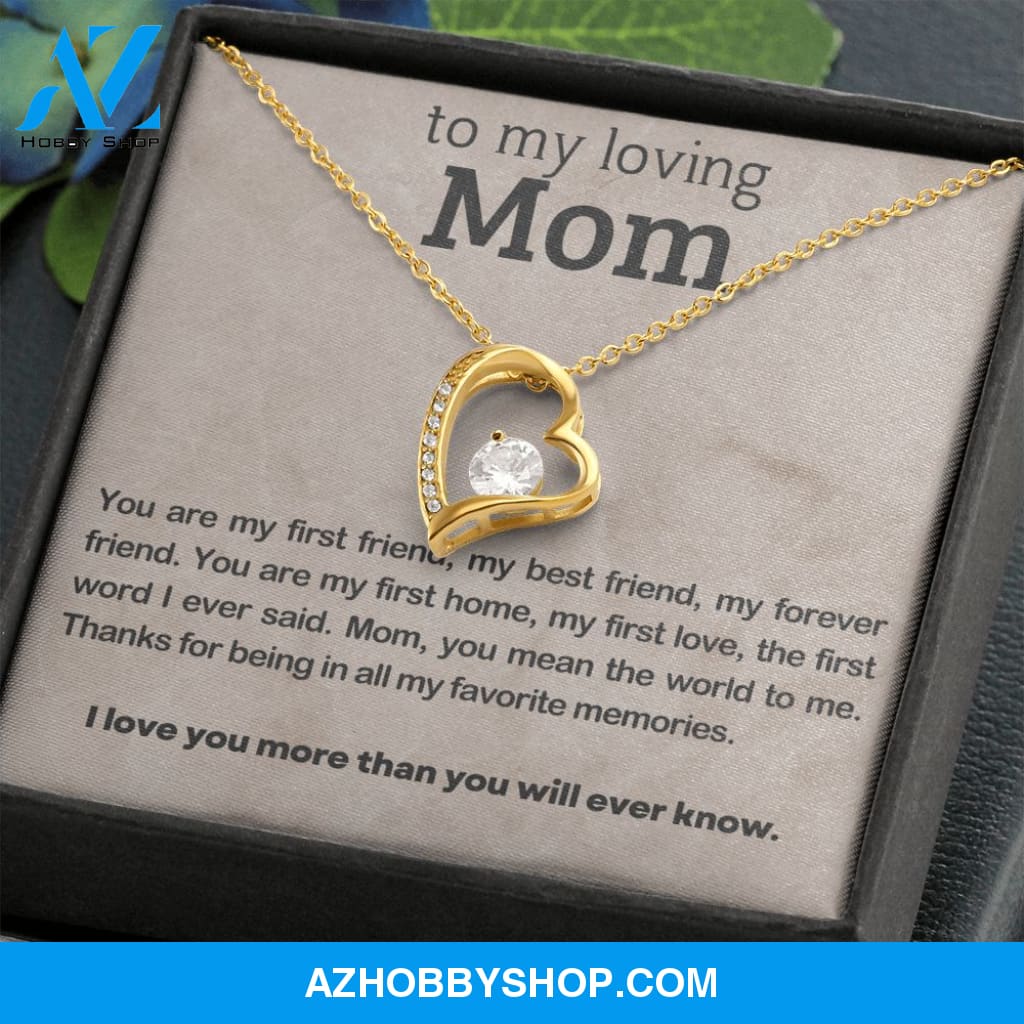 Mom - Favorite Memories - Forever Love Necklace