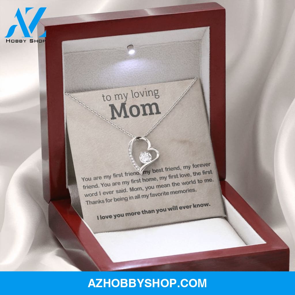 Mom - Favorite Memories - Forever Love Necklace