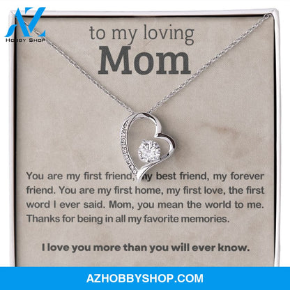 Mom - Favorite Memories - Forever Love Necklace
