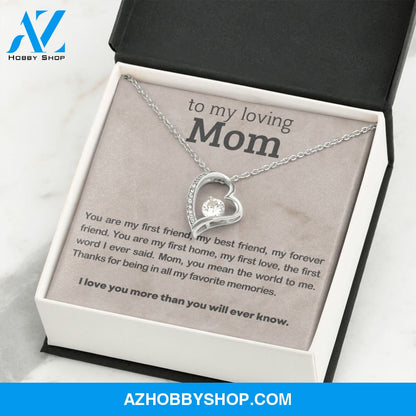 Mom - Favorite Memories - Forever Love Necklace