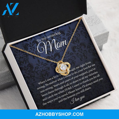 Mom Necklace, To My Beautiful Mom Necklace, Mother’s Day Gift For Mom From Son, Thank You Mom