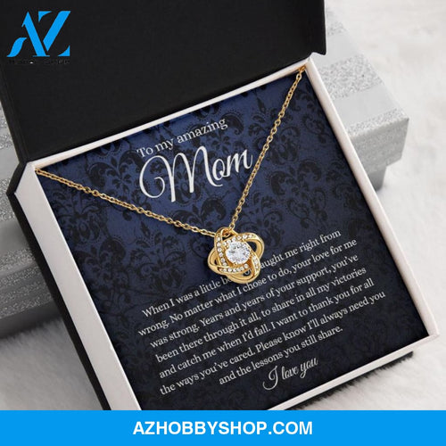 Mom Necklace, To My Beautiful Mom Necklace, Mother’s Day Gift For Mom From Son, Thank You Mom