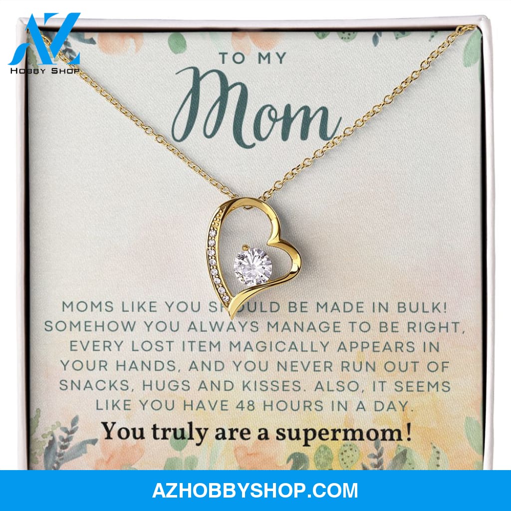 Mom - Supermom - Forever Love Necklace