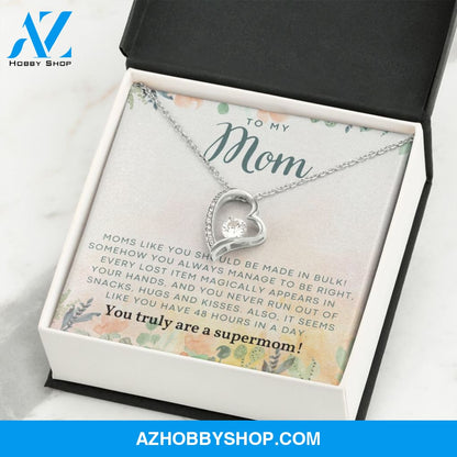 Mom - Supermom - Forever Love Necklace