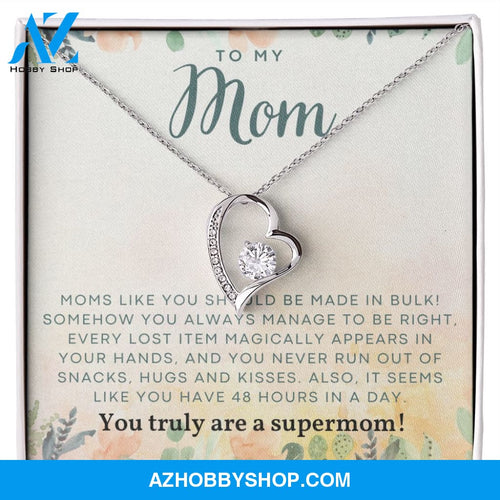 Mom - Supermom - Forever Love Necklace