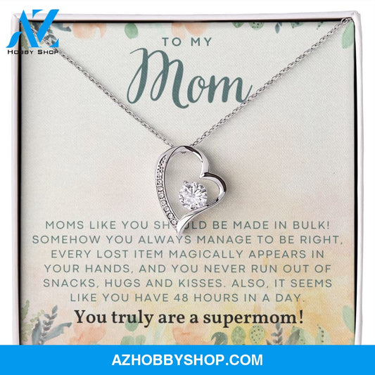 Mom - Supermom - Forever Love Necklace