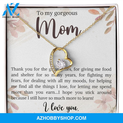 Mom - Thank You - Forever Love Necklace