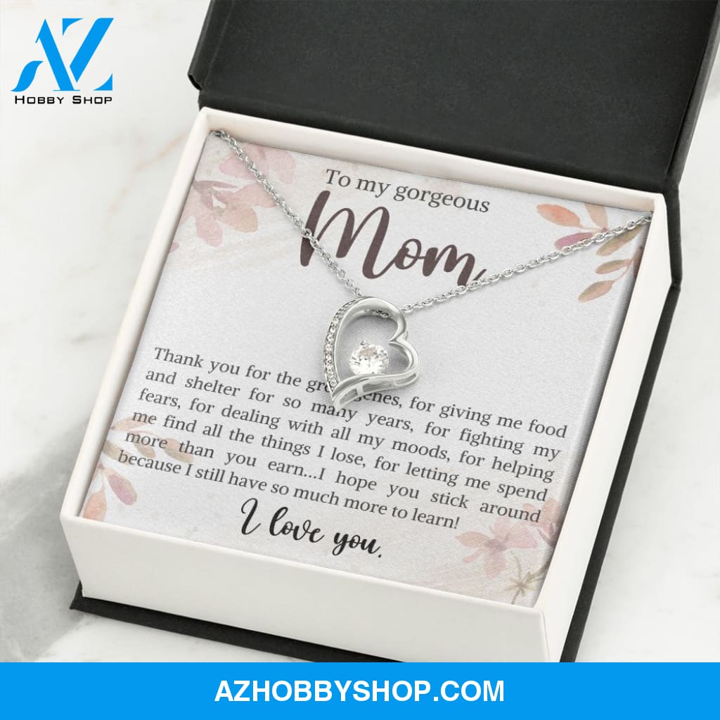 Mom - Thank You - Forever Love Necklace