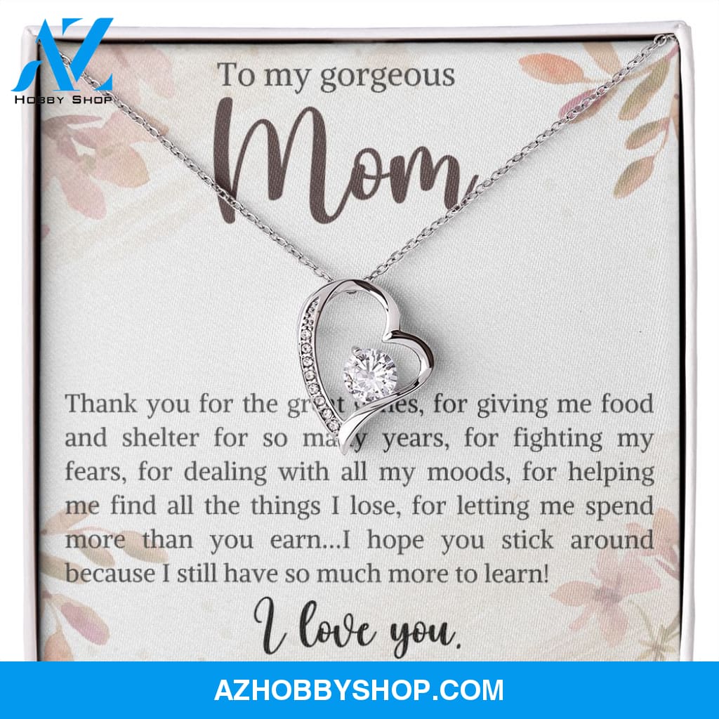 Mom - Thank You - Forever Love Necklace