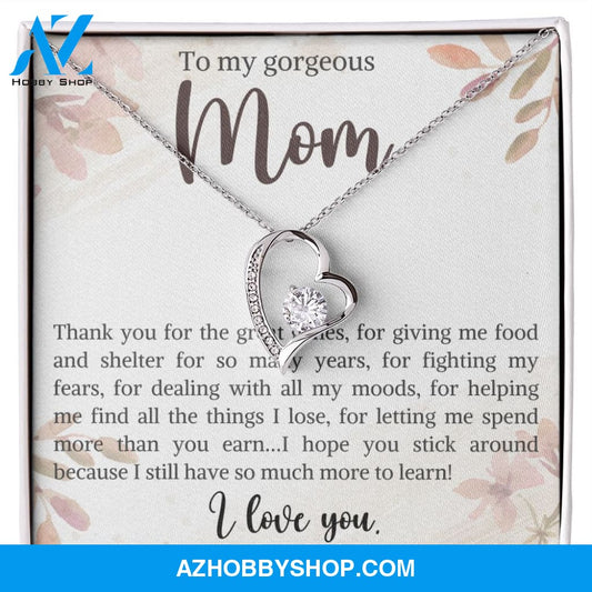 Mom - Thank You - Forever Love Necklace
