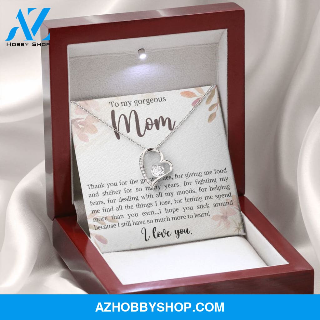 Mom - Thank You - Forever Love Necklace