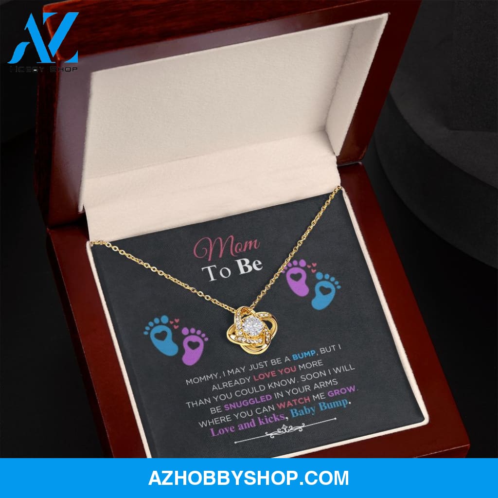 Mom To Be - Love And Kicks - Love Knot Necklace