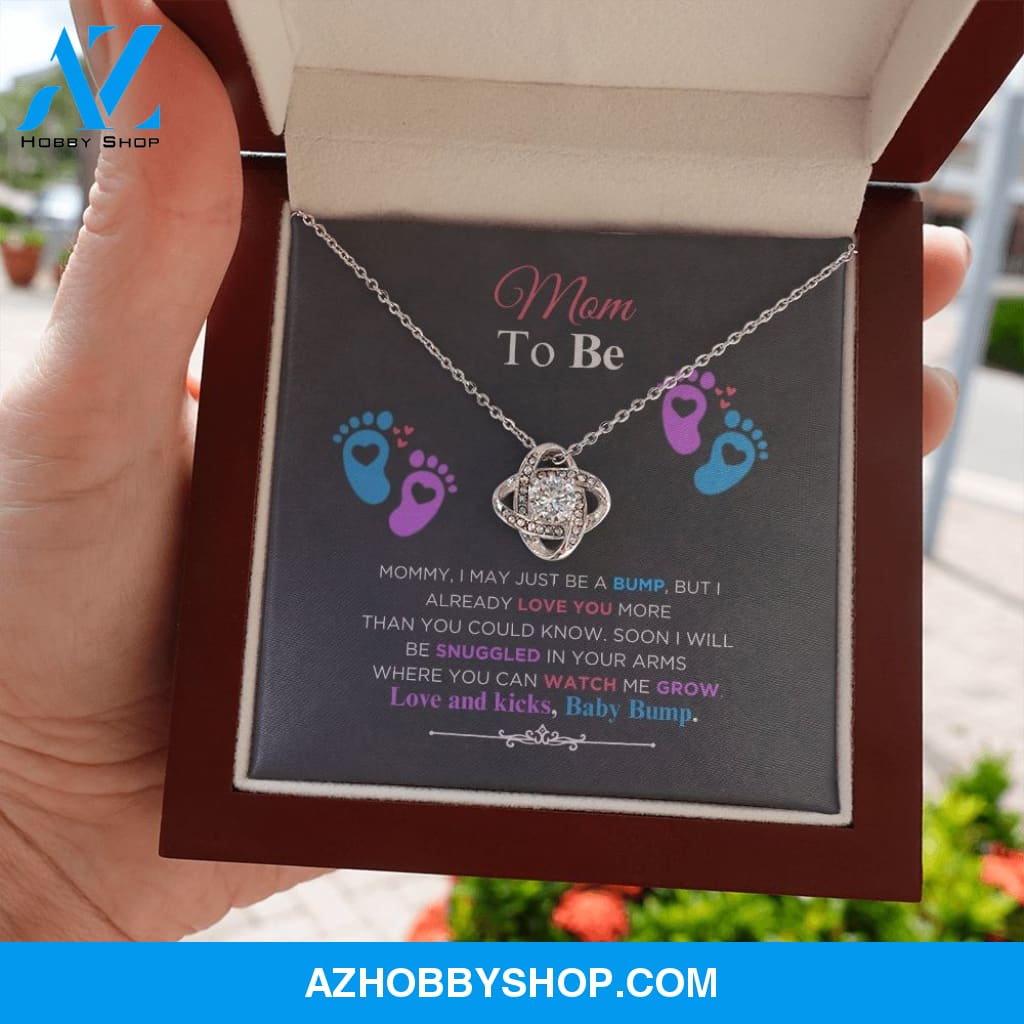 Mom To Be - Love And Kicks - Love Knot Necklace