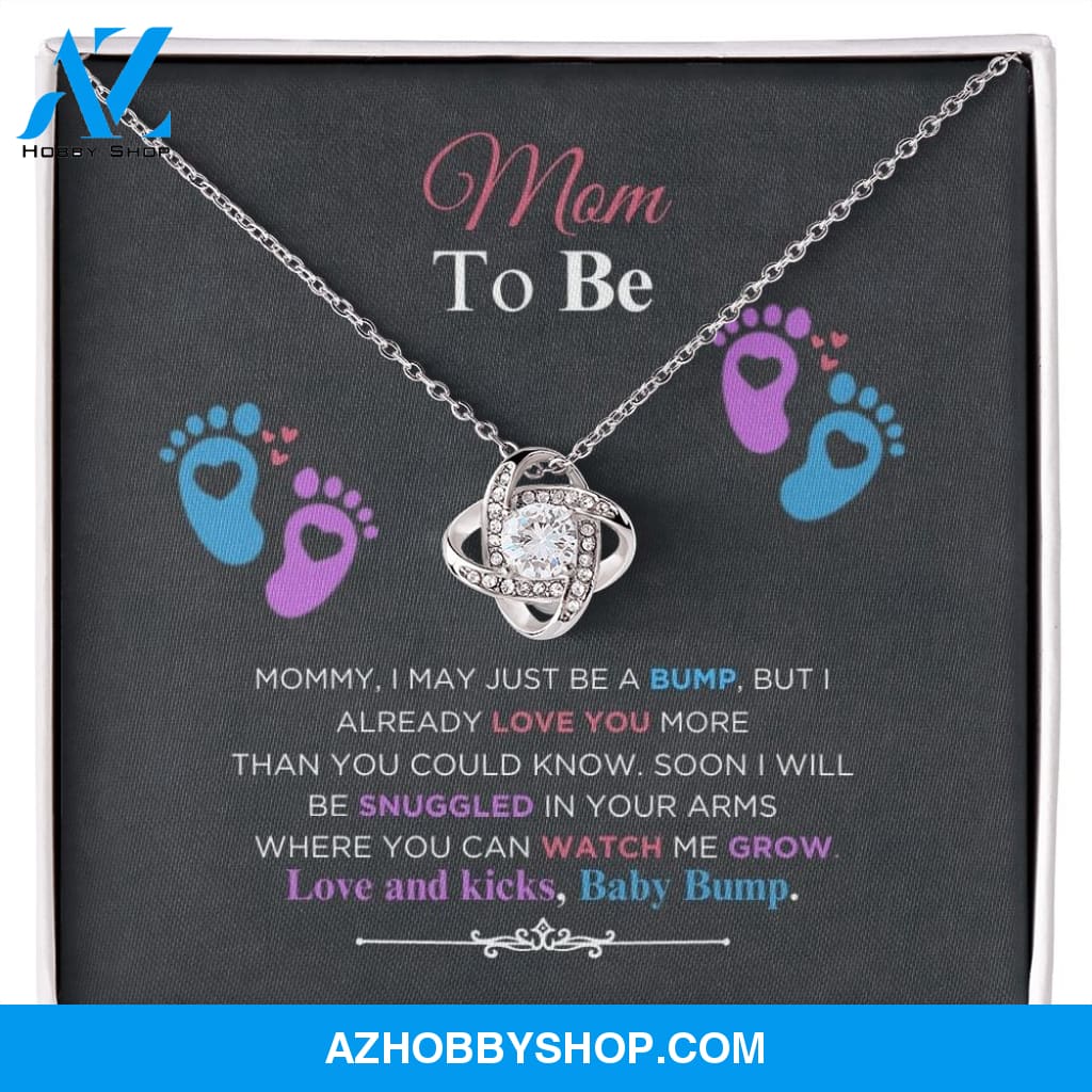 Mom To Be - Love And Kicks - Love Knot Necklace