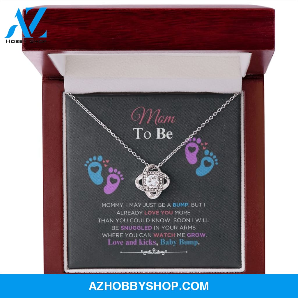 Mom To Be - Love And Kicks - Love Knot Necklace