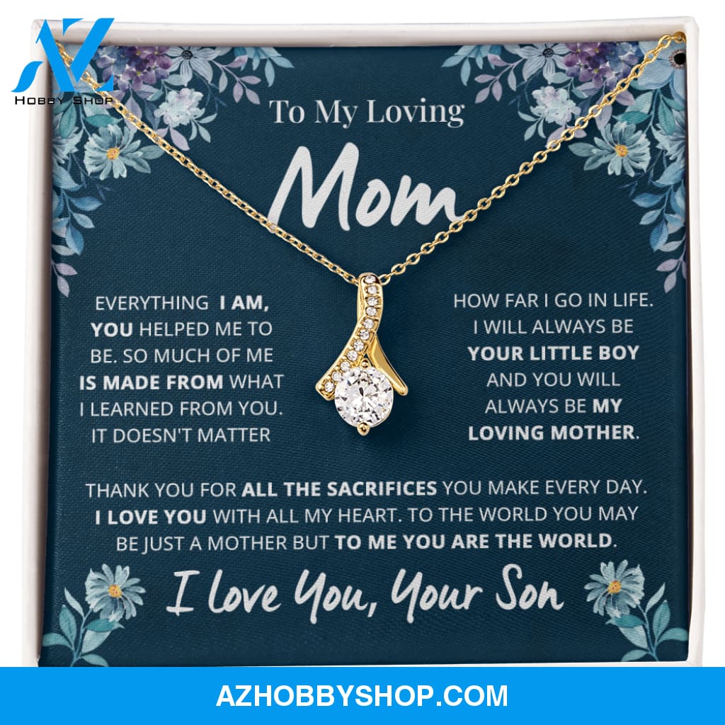 Mom - World To Me - Alluring Necklace