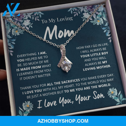 Mom - World To Me - Alluring Necklace