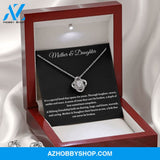 Mother and Daughter Love Knot w/Earrings