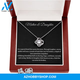 Mother and Daughter Love Knot w/Earrings