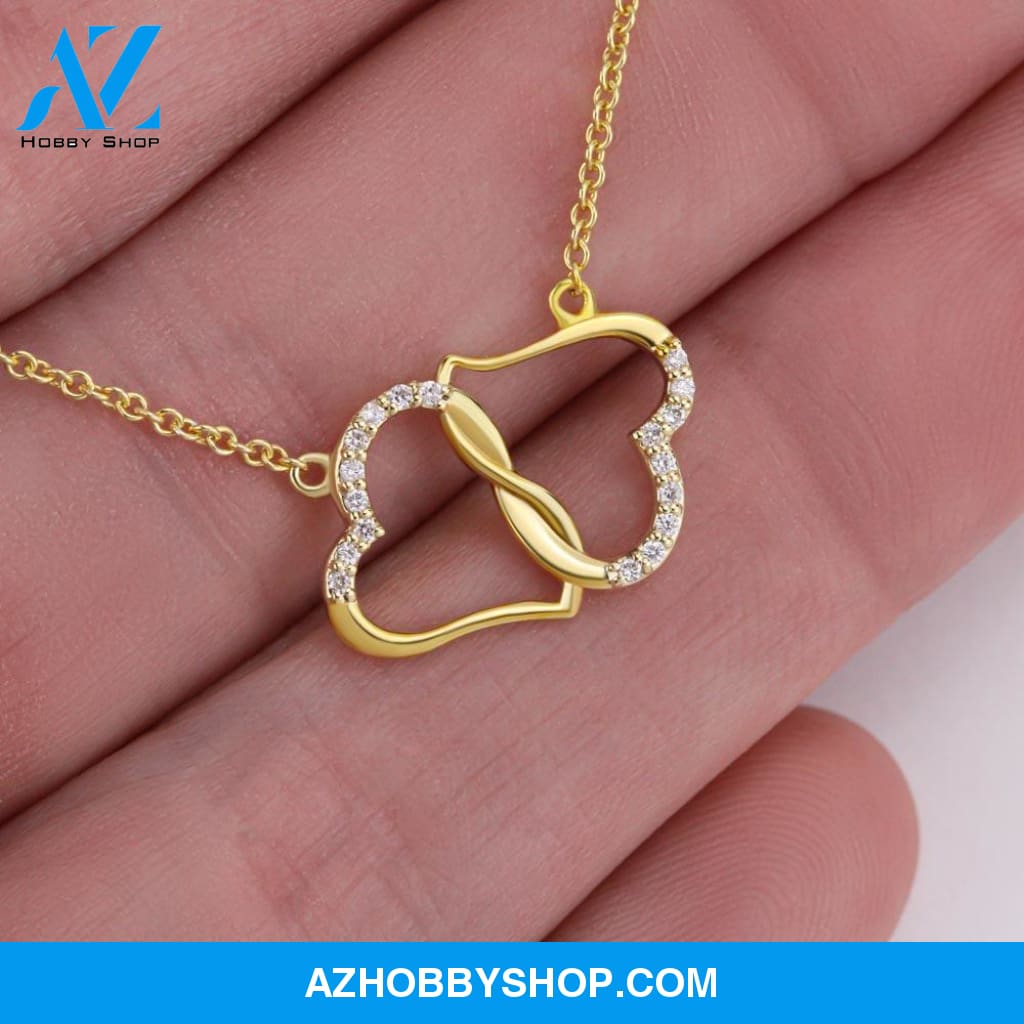 (Mother) Forever Grateful - Solid Gold with Diamonds Necklace