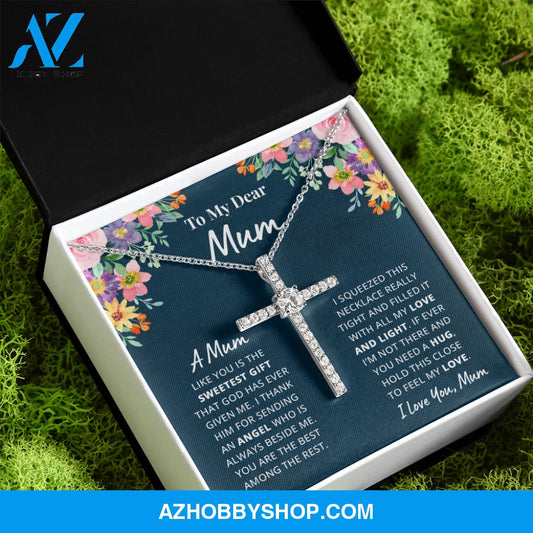 Mother - Mum - Dearest Gift - Cross Necklace
