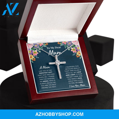 Mother - Mum - Dearest Gift - Cross Necklace