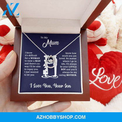 Mum - Strong Mum - Love Necklace