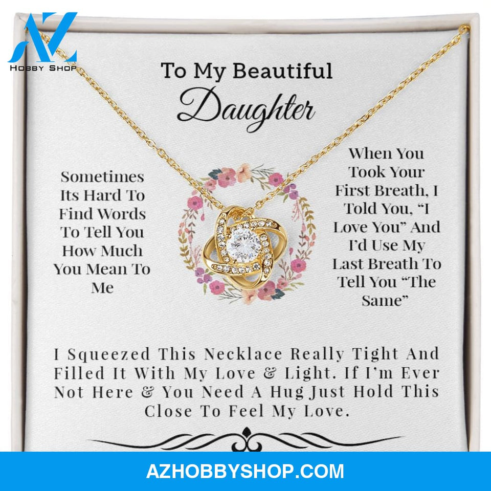 My Beautiful Daughter | Love & Light - Love Knot Necklace