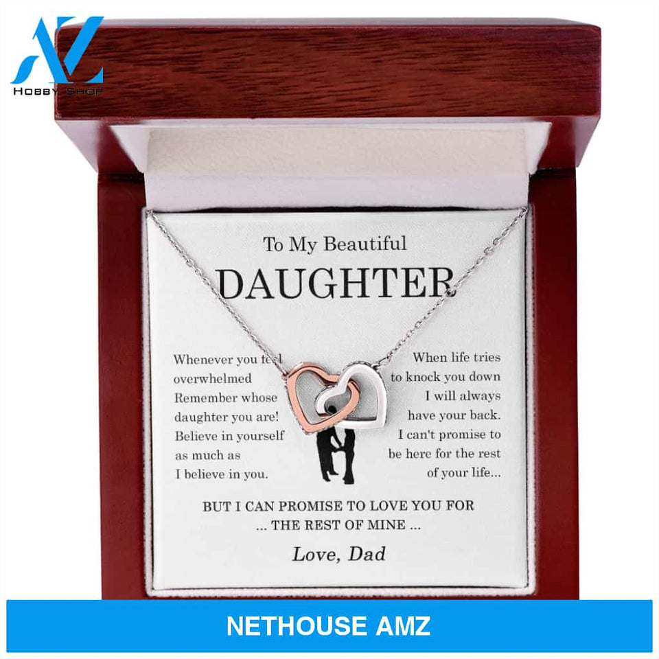 My Daughter - Believe In Yourself (FROM DAD) - Silver Necklace