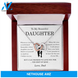 My Daughter - Believe In Yourself (FROM DAD) - Silver Necklace