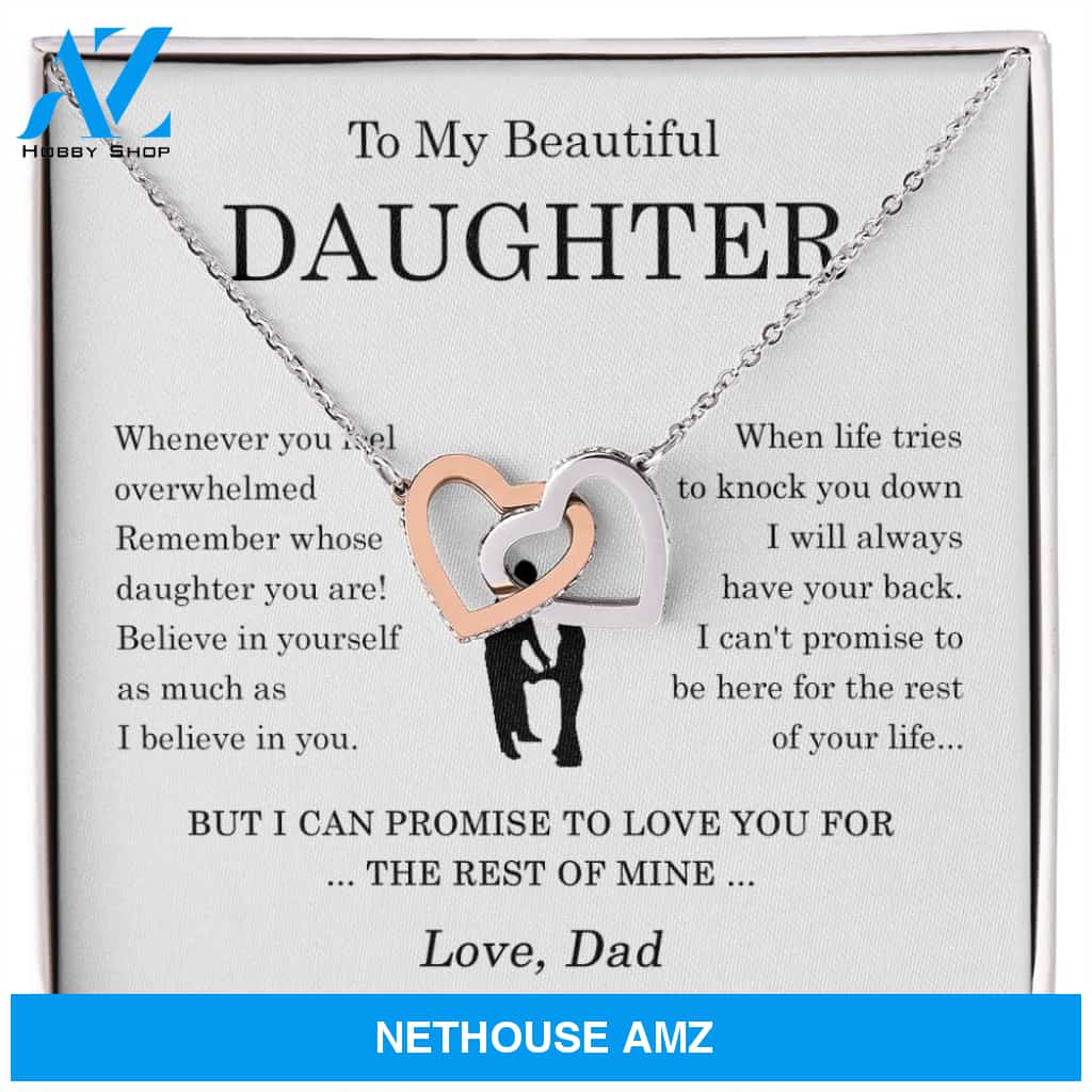 My Daughter - Believe In Yourself (FROM DAD) - Silver Necklace