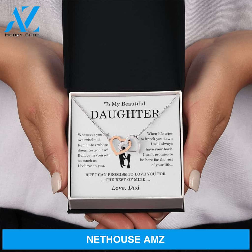 My Daughter - Believe In Yourself (FROM DAD) - Silver Necklace