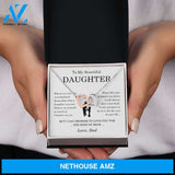 My Daughter - Believe In Yourself (FROM DAD) - Silver Necklace