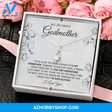 My Dearest Godmother - I've Been Blessed - Alluring Beauty Silver Necklace