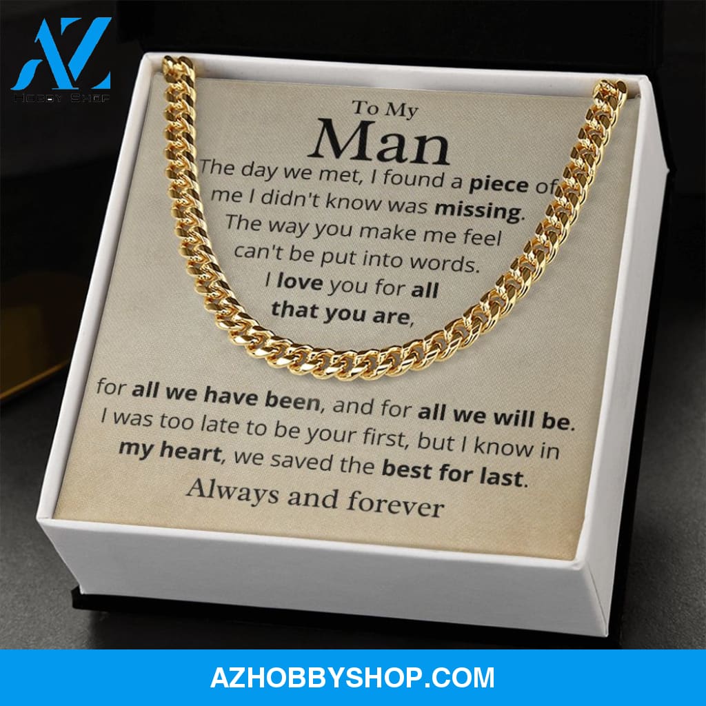 My Man, Best for Last, Cuban Link Chain